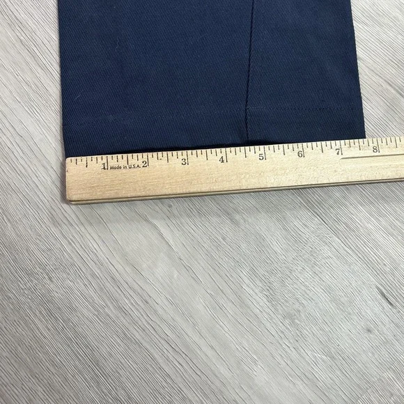 NEW G/FORE Pants Womens 8 Navy Straight Tapered High Rise Golf Chino Trousers